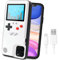 LucBuy Game Console Case for iPhone, Retro Protective Cover Self-powered Case with 36 Small Game,Full Color Display,Shockproof Video Game Case for iPhone 11 Pro - White