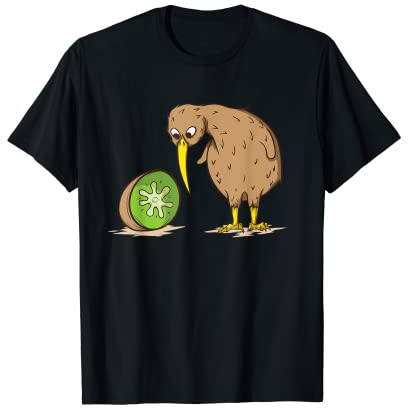 Kiwi Neuseeland flightless Bird Kiwi Fruit T-Shirt