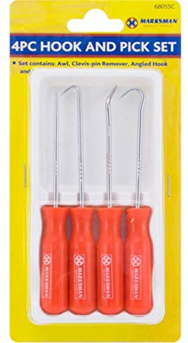 4Pc Pick and Hook Tool Set Mini Hook Scraping Tool