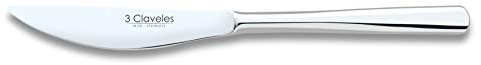 3 Claveles Set 2 Cuchillos de Mesa, Brillo, 23,5 cm