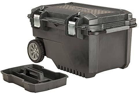 CRAFTSMAN 29-in. Rolling Tool Box with Wheels, Black, Plastic, Lockable (CMST24800)