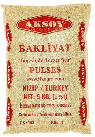 Aksoy White Quinoa 5KG | Whole Grain Quinoa - Ready to Cook Food for Oats and Seeds Recipes - Nutritious Meal with Essential Vitamins, Protein, and Fiber, Perfect for Salads