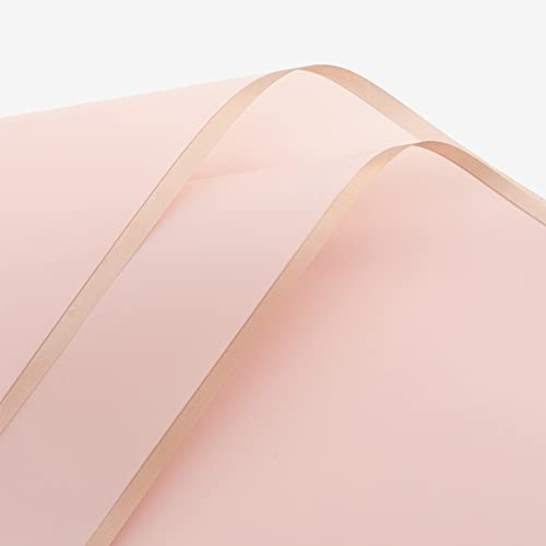 Bestenrose Blumenstrauß Geschenkpapier 20 Blätter Packpapier Wasserdichte Verpackungspapier Weihnachtspapier Verpackung für Blume Geburtstag Hochzeit Geschenkverpackung (Rosa 02, 40 Blätter)
