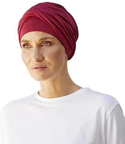 Christine Headwear Shakti Turban Bandeau, Rouge, Taille Unique Femmes