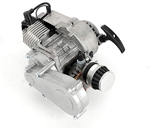 Mini motore moto 2 tempi con carburatore filtro aria 47cc 49cc Pocket ATV Pit Mini Bike