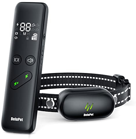 Dog Shock Collar, Electric Dog Training Collar with Remote & 4-Channels
