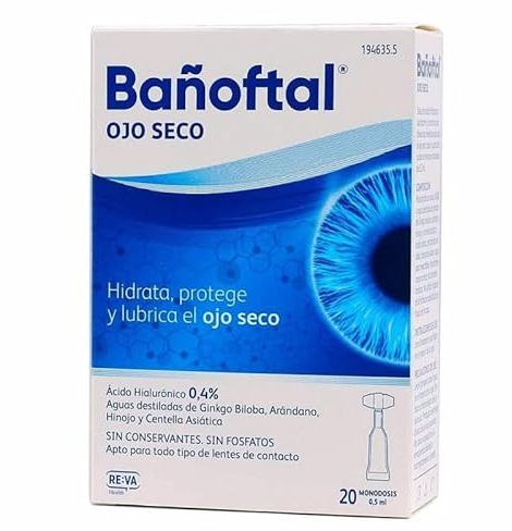 BAÑOFTAL Ojo Seco 20x0,5ml Monodosis