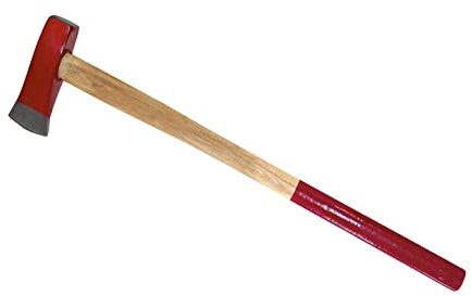 Kippen 6000 - Mazzascure Spaccalegna 3000 Gr. con Manico in Legno Verniciato