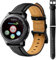 HUZU Pelle Cinturino per Samsung Galaxy Watch 3 45mm, 22MM Cinturino in Pelle di Ricambio Compatibile con Samsung Galaxy Watch 46mm/Samsung Gear S3 Frontier/Classic