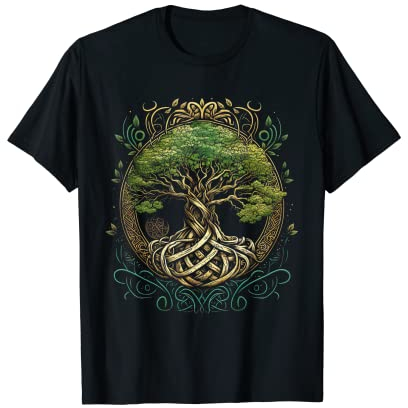 Baum des Lebens Wikinger Midgard Thor Walhalla T-Shirt