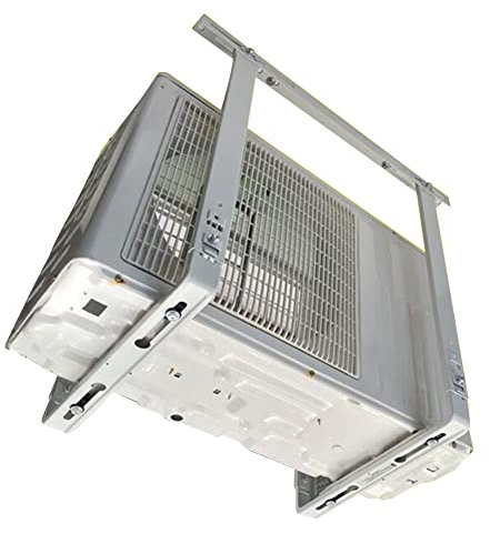 Supports pour Climatiseurs Montés sur Le Dessus, Support De Plafond Externe pour Unités De Condensation AC sans Conduit Support De Montage Universel pour Mini-Split Extérieur (Couleur : Silver, Tail