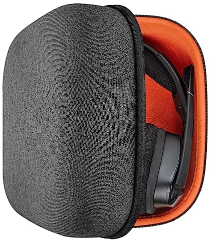 GEEKRIA Kopfhörer-Schutzhülle, kompatibel mit Corsair HS60 PRO STEREO, Virtouso, HS55, HS65, extra hartes Ersatz-Etui mit Kabelaufbewahrung (Dunkelgrau)