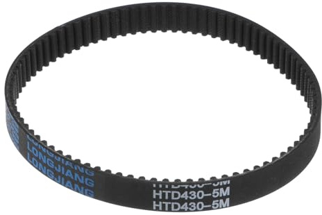 sourcing map HTD5M-430 Gummi Zahnriemen 86 Zähne Geschlossene Schleife Riemenscheibe Zahnriemen 15mm Breite, 430mm Umfang Synchronriemen Gummizahnriemen Keilriemen Antriebsriemen