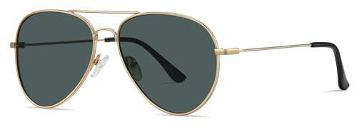 B BIDEN Retro-Metallpiloten-Sonnenbrille Für Männer Und Frauen, Polarisierte Linse Mit Innerer Blendschutzbeschichtung Für Autofahren, Angeln Und Outdoor-Sport.
