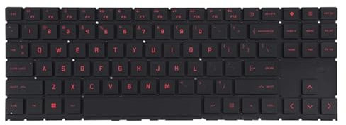 Clavier de remplacement pour ordinateur portable HP OMEN 15-EN 15-EK Version US avec rétroéclairage et pointeur