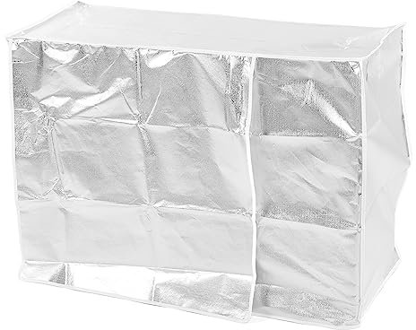 ANKROYU Cubierta de aire acondicionado para ventana al aire libre, aire acondicionado equipo externo cubierta de ventana exterior a prueba de viento y lluvia adecuada para unidad (XL)