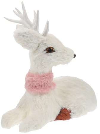 KOMBIUDA Plüsch Hirsch Deko Figur Kreatives Kuscheltier Für Charmante Dekoration Für Wohnzimmer Schlafzimmer Und Partys Schaum Für Eigene Sammlung
