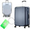 Jeinbuil Koffer Schutzhülle Reise Kofferschutzhülle Blau Transparent Kofferhülle Luggage Cover mit 1 Gepäckanhänger Wiederverwendbar (30 Zoll)