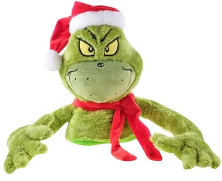 Decorazione Per Albero Di Natale A Forma Di Grinch Con Testa Braccia E Gambe Imbottite E Da Fissare Adatto Come Ghirlanda, Puntale E Come Regalo Puntale Albero Natale Grinch Peluche Grinch GadgetA13