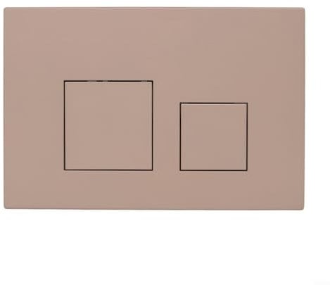 Puupaa Dual Flush Plate for GEBERIT sigma10 sigma20 sigma21 sigma30 sigma50 sigma60, Dual Button Toilet Flush Plates(Khaki)