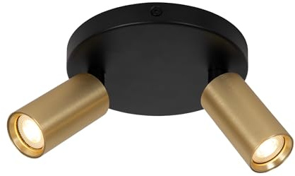 LUCIDE RITMO - Deckenstrahler - Ø 15 cm - 2xGU10 (MR11) - Mattes Gold/Messing