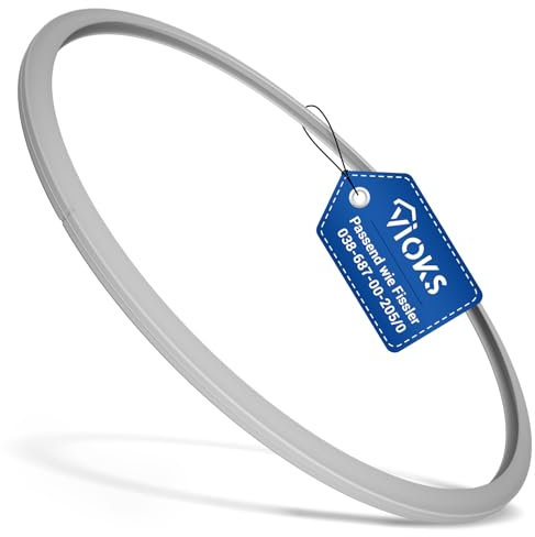 VIOKS Junta de goma de repuesto para Fissler 03868700205/0 – Junta para olla a presión Fissler con diámetro de 26 cm Serie Blue Point Magic Comfort Basic / Logic Magic Line Vitaquick a partir de 1986