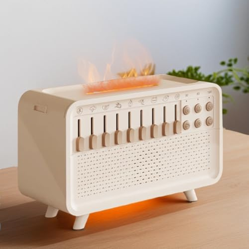 White Noise Night Light Humidifier,3-in-1 White Noise Sound Machine with 8 Ambient Sounds,Aroma Humidifier,Great for Sleep,Meditation,Study,Yoga Great