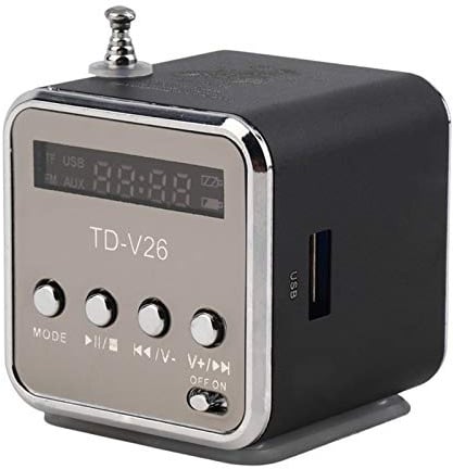 EMUKOEP Music Radio Tragbarer USB -Lautsprecher Mp3/4 Music Player Support SD TF Card USB2.0 Stereo FM Radio (13)