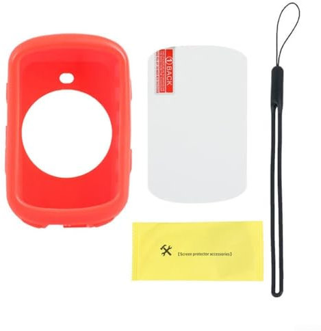 For Garmin Edge 830 GPS Bike Computer Silicone Protective Cover Case for Outdoor Activities (Red)