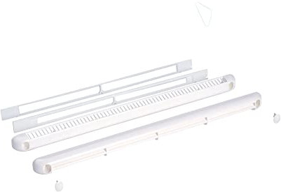 kit universel d'entrée d'air mortaise - 250 x 12 - blanc - nicoll 1eahf