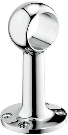 Deva SPE09 Wall Mounted Shower Retainer in Chrome Silver Modern Universal Fits All Hose Sizes Riser Bracket Ring Tidy-1 Year Warranty