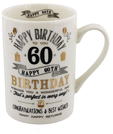 Signography 60th Birthday Gift Mug (CM24560) Ceramic Mug