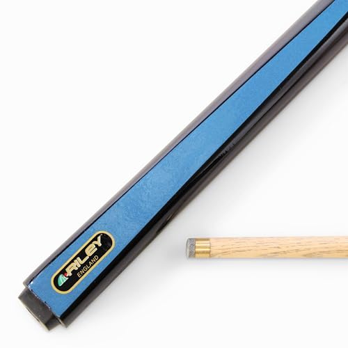 RILEY STRIKER Short Junior 48 2pc Ash Snooker Pool Cue - 9.5mm Tip