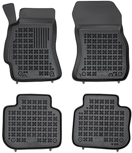 REZAW - PLAST Antirutschmatten Auto fußmatten passt für Subaru Legacy V 2009-2014 Kompletter Schutz für Ihr Auto bei Allen Wetterbedingungen mit perfekt passenden Anti rutsch gummimatten