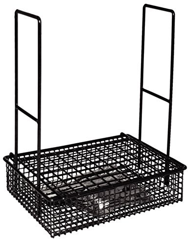 Vogue DP987 Wire Rinsing Basket For Cutlery/Crockery, Black