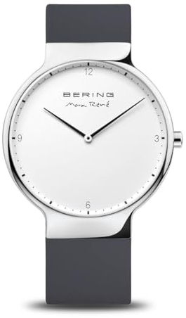BERING Herren Uhr Quarz Movement - Max René Collection mit Silikon und Saphirglas 15540-400 Armbandsuhren - 5 ATM