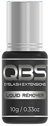 QBS® Liquid Type Glue Remover – Eyelash Remover for Extensions, Lash Adhesive Dissolver, Individual & Cluster Lash Remover, Quick Action Formula – 10g