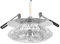LED Deckenleuchte, 3W Einbaustrahler Leuchte Kristall Home Decoration Öffnung 5-8cm LED Kristall Deckenleuchte Kronleuchter Modern mit Elegantem Design für Wohnzimmer,Küche,Hotel(buntes Licht)