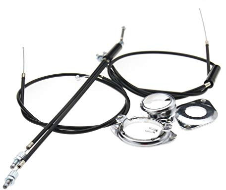 Auto-plaza BMX Gyro Brake Cables Front + Rear (Upper + Lower) Spinner Rotor (Complete Set)