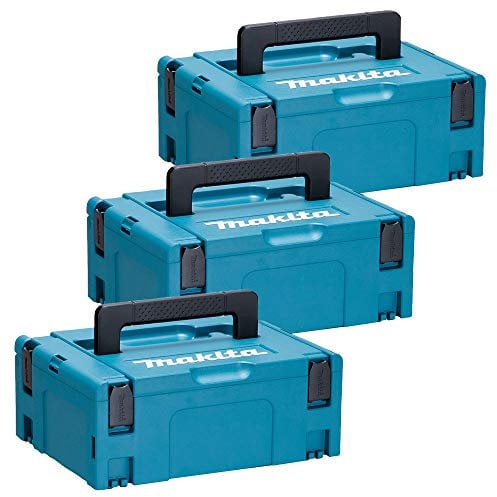Makita 821550-0 MakPac Type 2 Stacking Connector Case 396mm x 296mm x 157mm Pack of 3