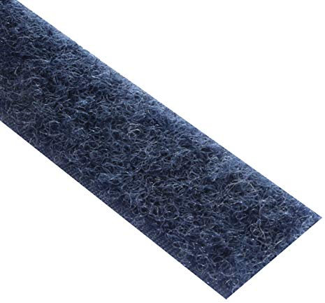 KLEBESHOP24 KLETTBAND ZUM NÄHEN | HAKENBAND ODER FLAUSCHBAND | Farbe, Breite & Länge wählbar/Flauschband, 20 mm x 3 m, navy