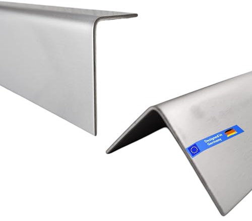 gastro-blechdesign Edelstahl Eckwinkel Metall Winkeleisen Eckschutzprofil Kantblech Schenkel:40 x 40 mm Länge: 1000 mm