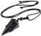 mookaitedecor Obsidienne Noire Obsidienne Noire Collier Pendentif Pierre Protection,Cristal Hexagonal Pointe avec Cordon Réglable pour Femmes Hommes