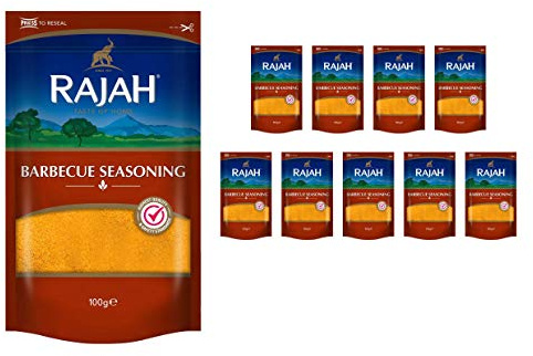 RAJAH TASTE OF HOME SINCE 1931 Rajah Spices Barbeque Seasoning | (10 x 100g)