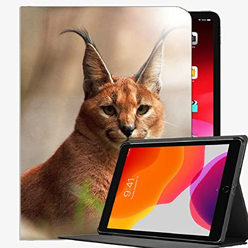 Case Fit Nuovo iPad 8a generazione 10.2 2020 / iPad 7th Gen 2019, Lynx Big Cat Predator Case Slim Cover per iPad iPad 10.2 pollici