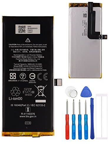 E-yiiviil Ersatzakku G025E-B Kompatibel mit Google Pixel 4A 5G GD1YQ G025I with Tools