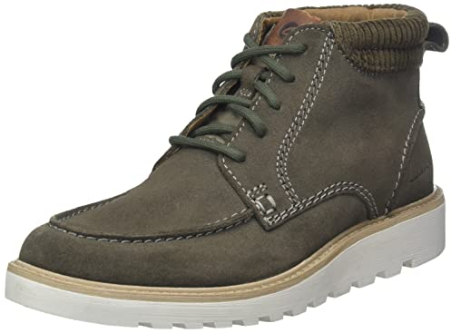 Clarks Barnes Mid, Stivali alla Moda Uomo, Dark Grey Sde, 44 EU
