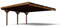 Forest Style Carport en Bois traité 2 Voitures 29,9 m² - Victor 602x511x269 cm - Cerland