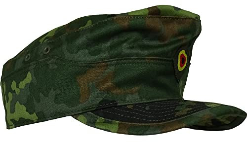 BWuM ORIGINAL Bundeswehr FELDMÜTZE NEU Flecktarn/WÜSTENTARN BW SCHIRMMÜTZE MÜTZE, Größe:56 (S), Farbe:Flecktarn
