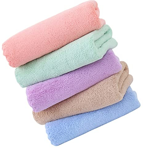 POPETPOP 5 Stück Meerschweinchen Decken, Waschbare Haustier PIPI Unterlage, Kleintier Schlafmatte Saugfähige Wiederverwendbare Meerschweinchen Käfig Einlagen